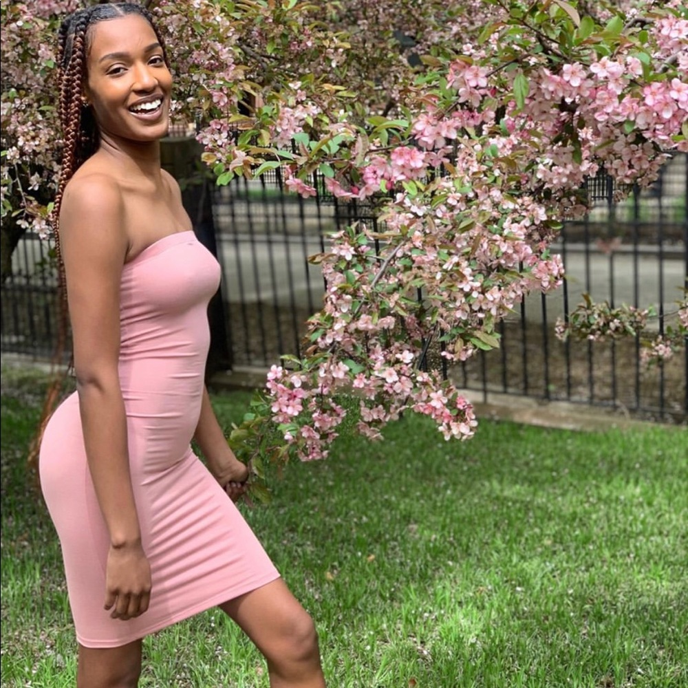 Pink Tube Dress
